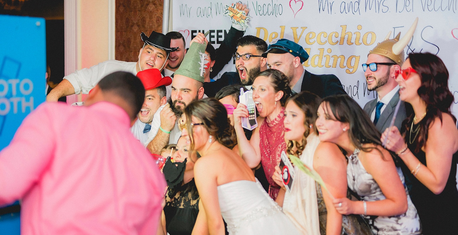 Guests reacting to MSV Photo Booth