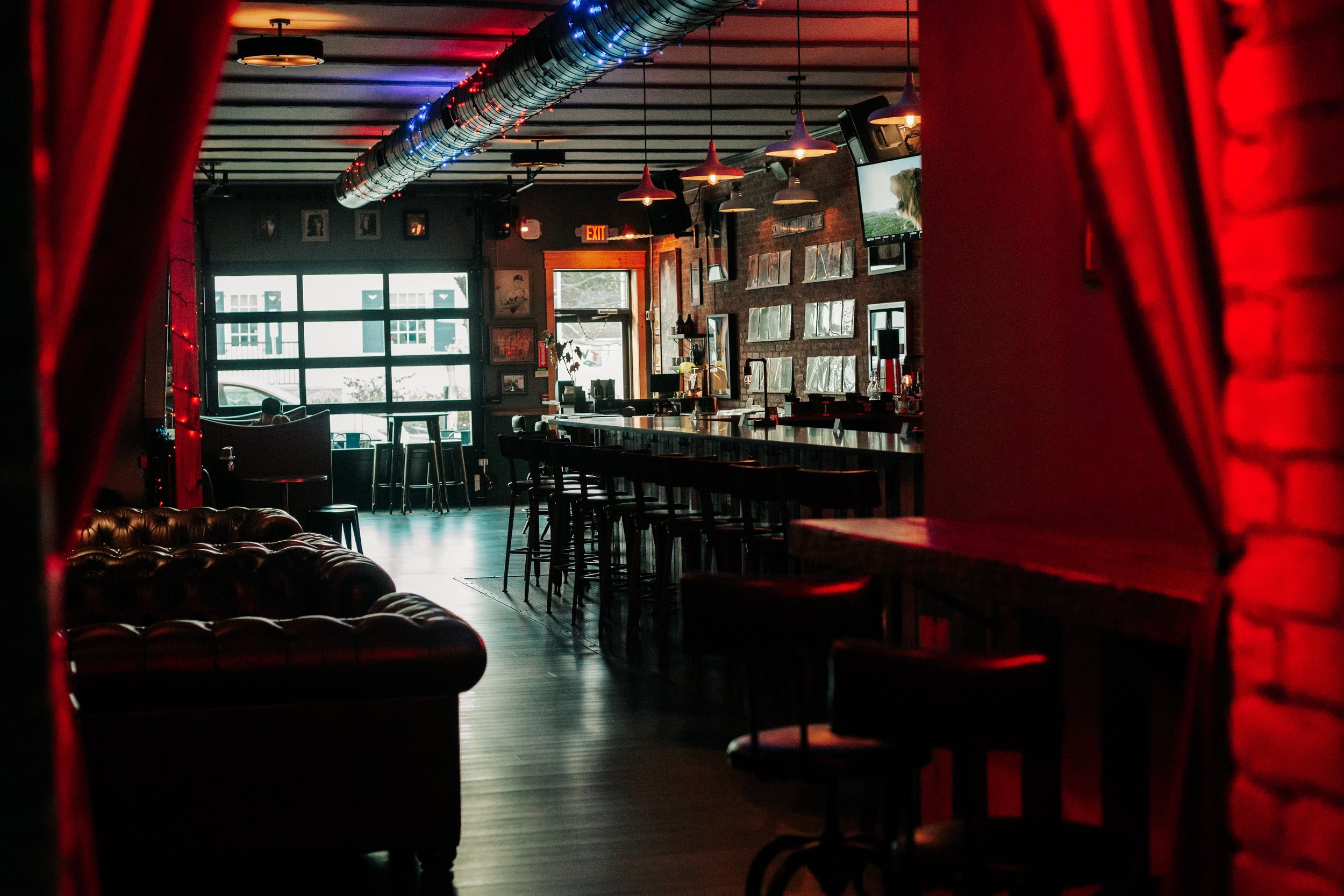 The Vinyl Room bar area